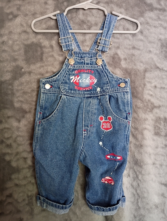 Disney Other - Y2K Mickey & Co Overalls